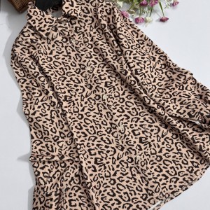 شومیز  تسلا پلنگی