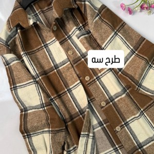 شکت پاییزه  مدل هلنا_پیراهن  چهارخانه زنانه