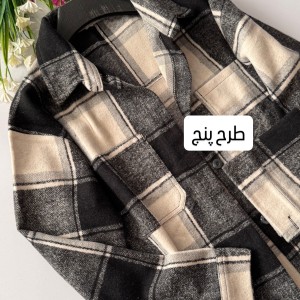 شکت پاییزه  مدل هلنا_پیراهن  چهارخانه زنانه