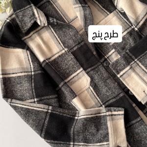 شکت پاییزه  مدل هلنا_پیراهن  چهارخانه زنانه