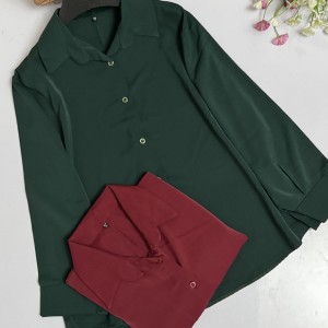 شومیز الیزه ساده یلدایی زنانه