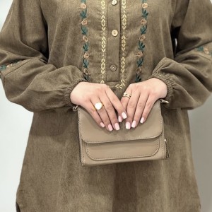 تونیک مخمل کبریتی  مدل خاتون