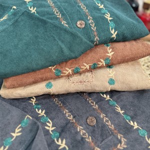 تونیک مخمل کبریتی  مدل خاتون