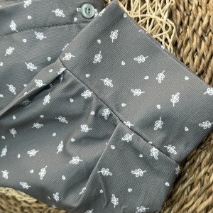 شومیز زنانه طرح برگ بهاری