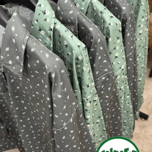 شومیز زنانه طرح برگ بهاری