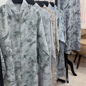 مانتو دیپلمات طرح سنجاقک مخصوص قدبلندها