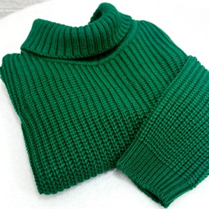 بافت یقه‌دار زنانه فری‌سایز گرم و نرم