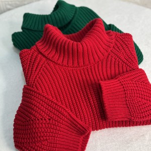 بافت یقه‌دار زنانه فری‌سایز گرم و نرم