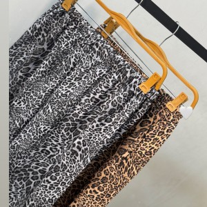 شلوار طرح پلنگی فری‌سایز | جنس کاملس، کمر کش، بدون چروک و آبرفت