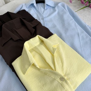 شومیز پاستیلی  مدل سنجاقک