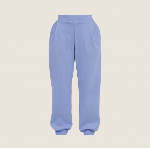 شلوار کشباف آبی