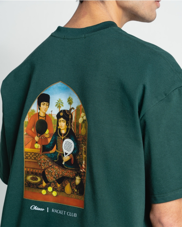 تیشرت قاجار پدل سبز