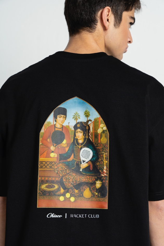 تیشرت قاجار پدل مشکی