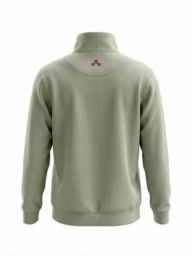 نیم زیپ زن قهوه ای