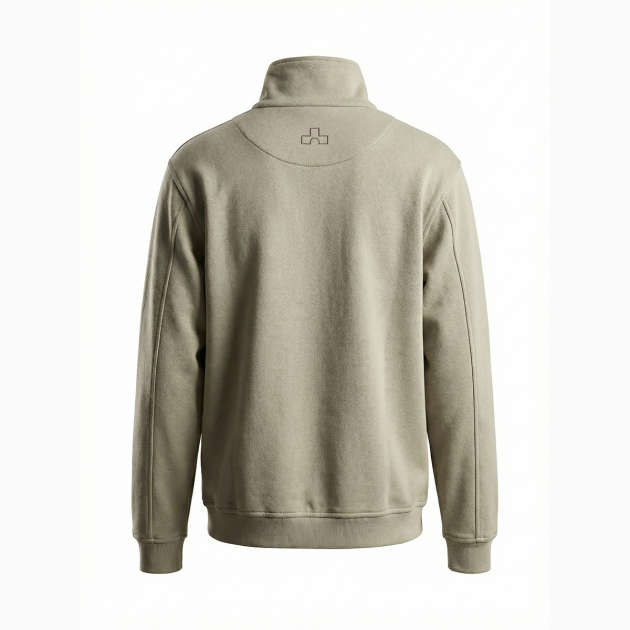 نیم زیپ زن سبز