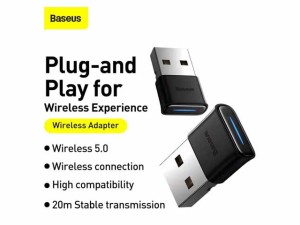 دانگل بلوتوث یواس‌بی بیسوس Baseus Bluetooth Receiver Adapter BA04 ZJBA000001