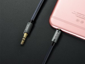 کابل انتقال صدا 3.5 میلیمتری یک متری هوکو Hoco Cable UPA03 Noble sound audio AUX