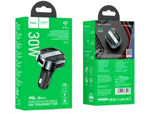 شارژر فندکی با قابلیت پخش موسیقی و امکان برقراری تماس هوکو Hoco Car charger E70