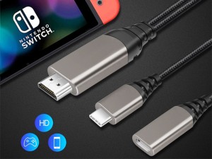 کابل تبدیل تایپ سی به اچ دی ام آی 100 وات ویوو WIWU X10 Type-C To HDMI Cable