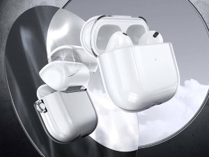 کاور سیلیکونی ایرپاد 3 اپل برند یوسامز USAMS BH740 Protective TPU Case For AirPods 3