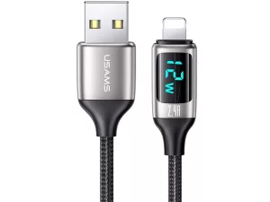 کابل شارژ سریع لایتنینگ 1.2 متری یوسامز USAMS 2.4A Lightning Fast Charging Cable US-SJ543