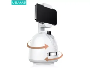 هولدر گوشی موبایل هوشمند با قابلیت ردیابی چهره یوسامز USAMS US-ZB239 Smart Face Tracking Phone Holder