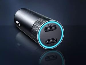 شارژر فندکی تایپ سی فست شارژ 50 وات جویروم JOYROOM JR-CL13 50W Dual-port Typ-C PD Car Charger