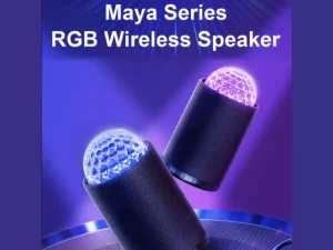 اسپیکر بی سیم قابل حمل جویروم JOYROOM JR-MS01 Maya Series Colorful Ambience Lights Bluetooth speaker