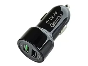 شارژر فندکی یو اس بی دویا DEVIA Smart Dual USB Car Charge