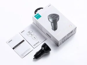 شارژر فندکی یو اس بی و تایپ سی فست شارژ 70 وات جویروم Joyroom JR-CL26 70W 3-Port (2PD+1USB) Car Charger