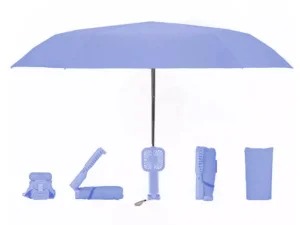 چتر بارانی و آفتابی دارای مینی پنکه شارژی Mini Fan Umbrella Product ST-200