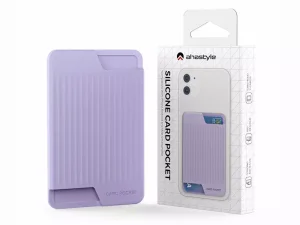 جا کارتی سیلیکونی موبایل آها استایل AhaStyle PT169 silicone Card pocket