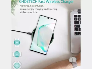 شارژر بی‌سیم فست شارژ 15 وات چویتک CHOETECH T559-F Wireless Charging