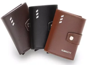 کیف پول مردانه سانی ستی SUNICETI RFID anti-theft men&#39;s leather wallet S3039