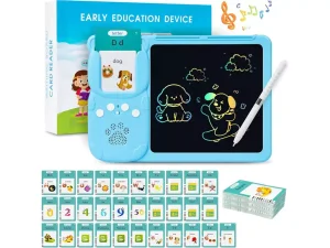 تخته دیجیتال آموزش نقاشی و نوشتن سخنگو Talking Flash Cards, Early Education Machine with LCD Writing Tablet for Toddlers