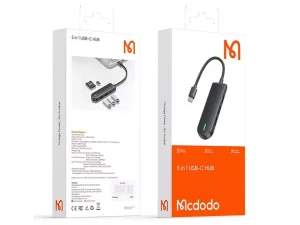 هاب تایپ سی 5 پورت مک دودو Mcdodo HU-143 5in1 USB-C Hub