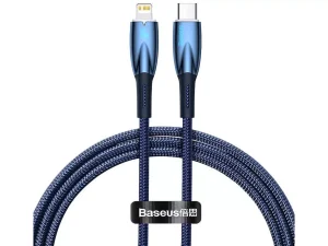 کابل تایپ سی به لایتنینگ 20 وات یک متری بیسوس Baseus Glimmer PD Fast Charging Data Cable CADH000001