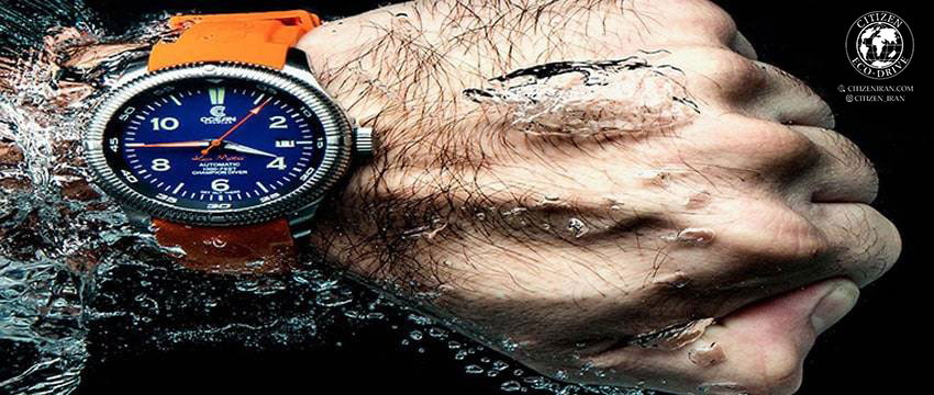 تشخیص ضد آب بودن ساعت مچی