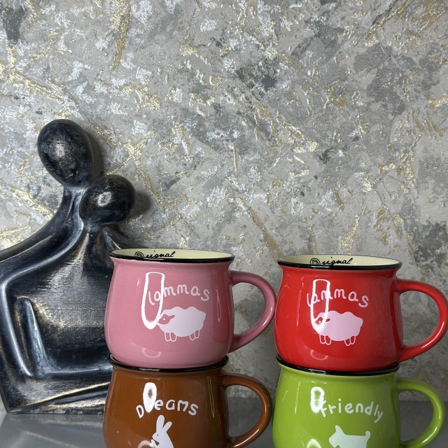 ماگ سرامیکی طرح حیوانات سایز بزرگ