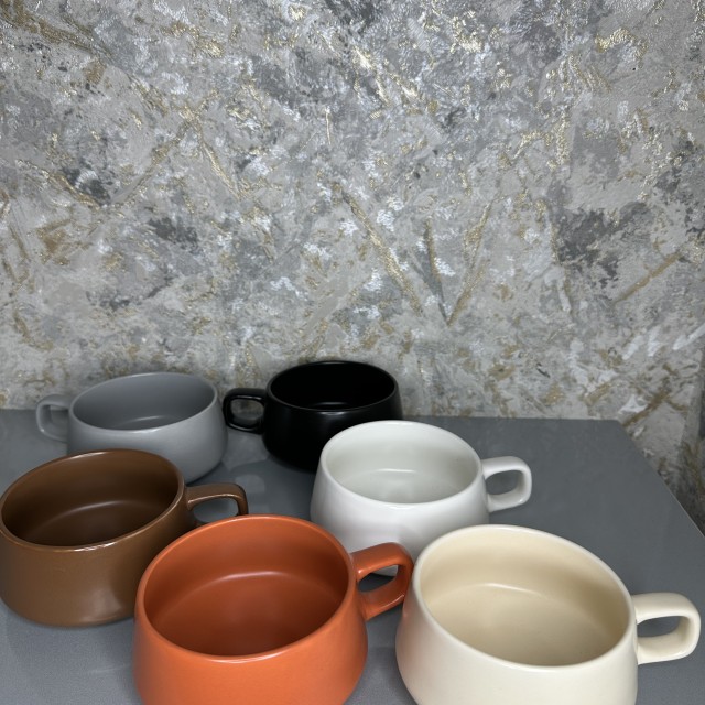 ماگ سرامیکی و لته خوری رنگی