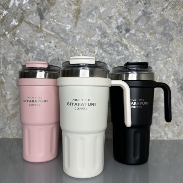 تراول ماگ سفری سیتارایوری 600 میل دسته از بغل درب دو حالته