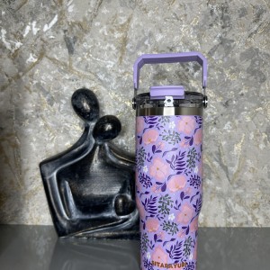 تراولماگ دسته دار گلدار