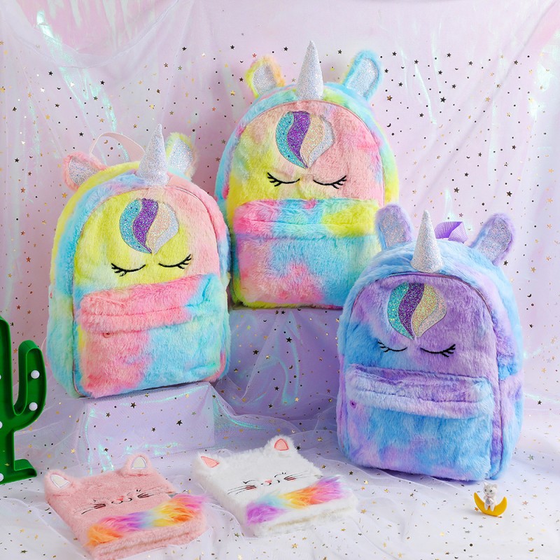 کوله پشتی پشمی رنگین کمانی 1-652