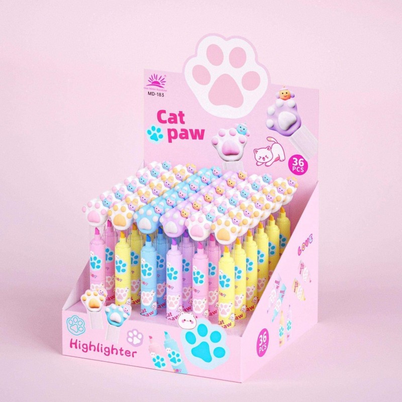 هایلایتر طرح پنجه گربه مدل MD-183 181-555