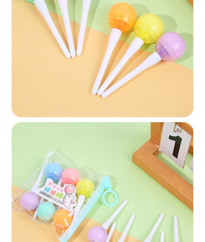 پک هایلایتر فانتزی 6 عددی  119-4