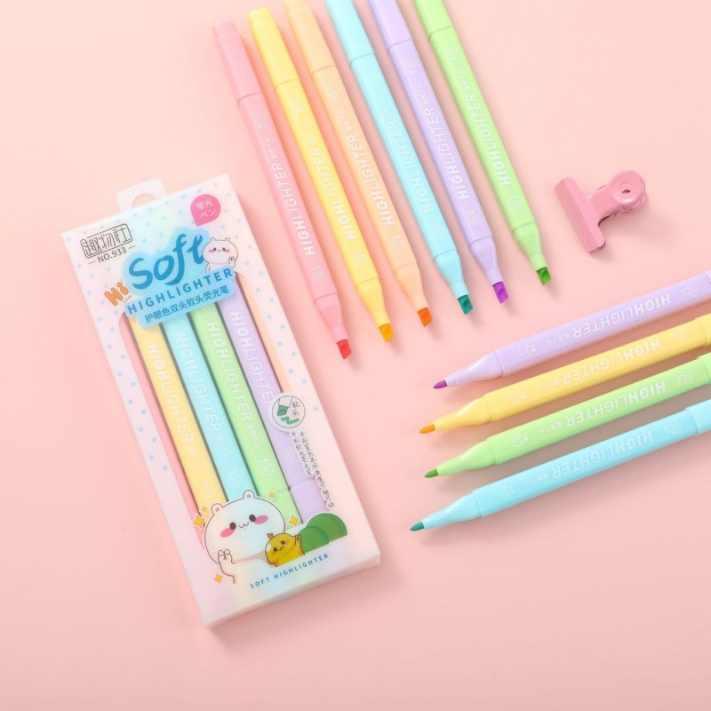 پک هایلایتر 6 عددی دوسر 119-42