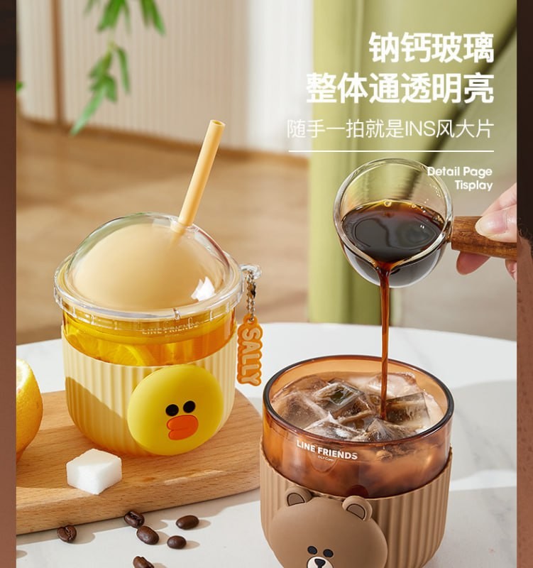 ظرف غذا فانتزی طرح جوجه 73-75  Line Friends