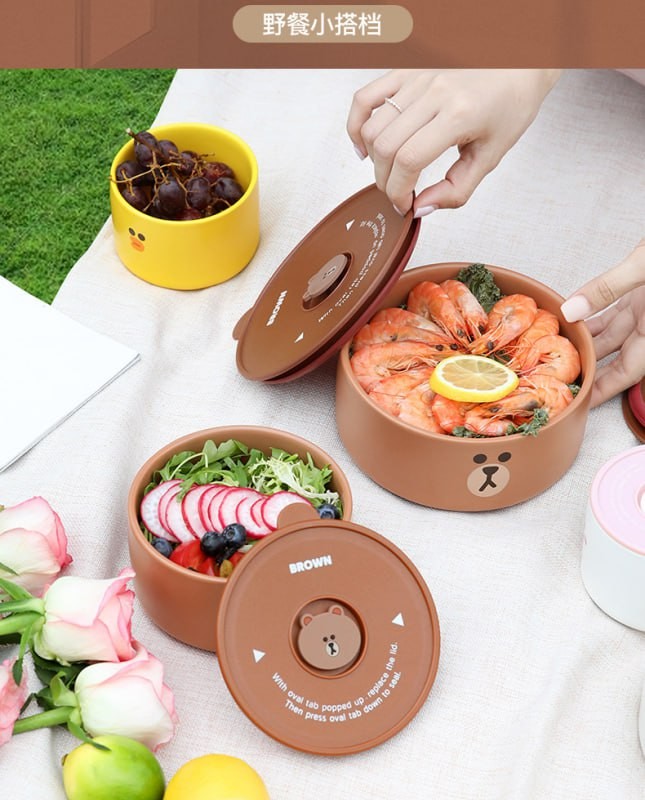 ظرف فانتزی 73-97   Line Friends