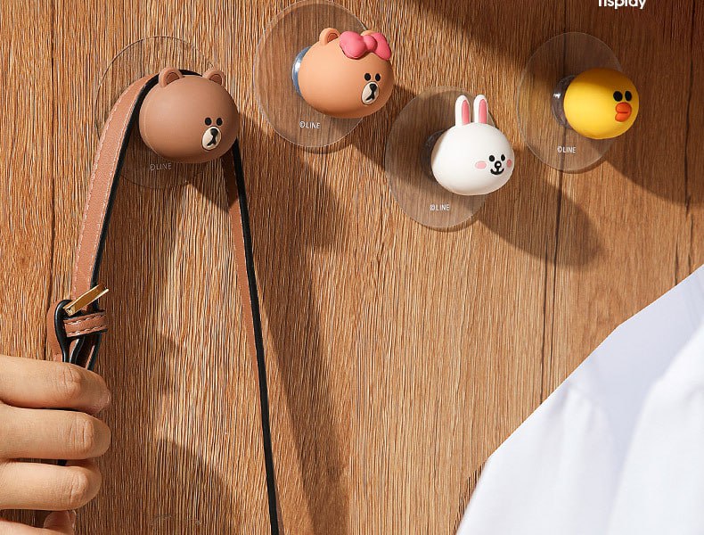 نگهدارنده لوازم طرح خرس  پاپیونی  73-112  Line Friends