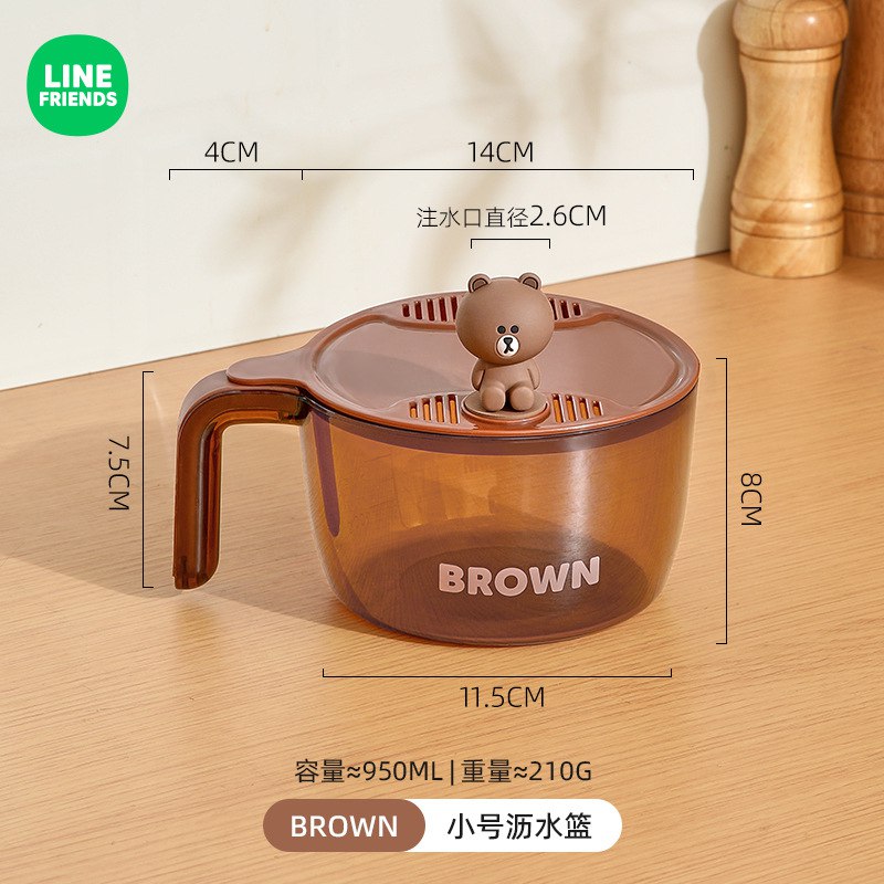 ظرف فانتزی  خرسی  73  -117 Line Friends